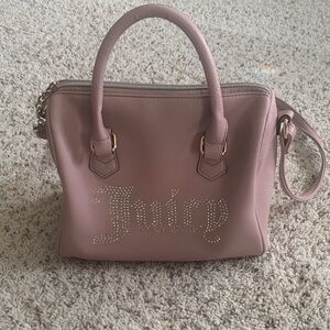 Juicy Couture Mauve Crossbody with Rhinestone Logo